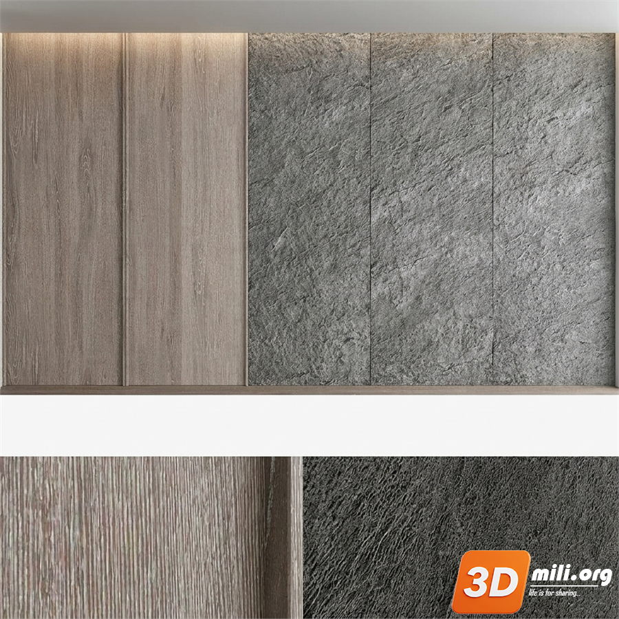 Stone Wall Skp Files